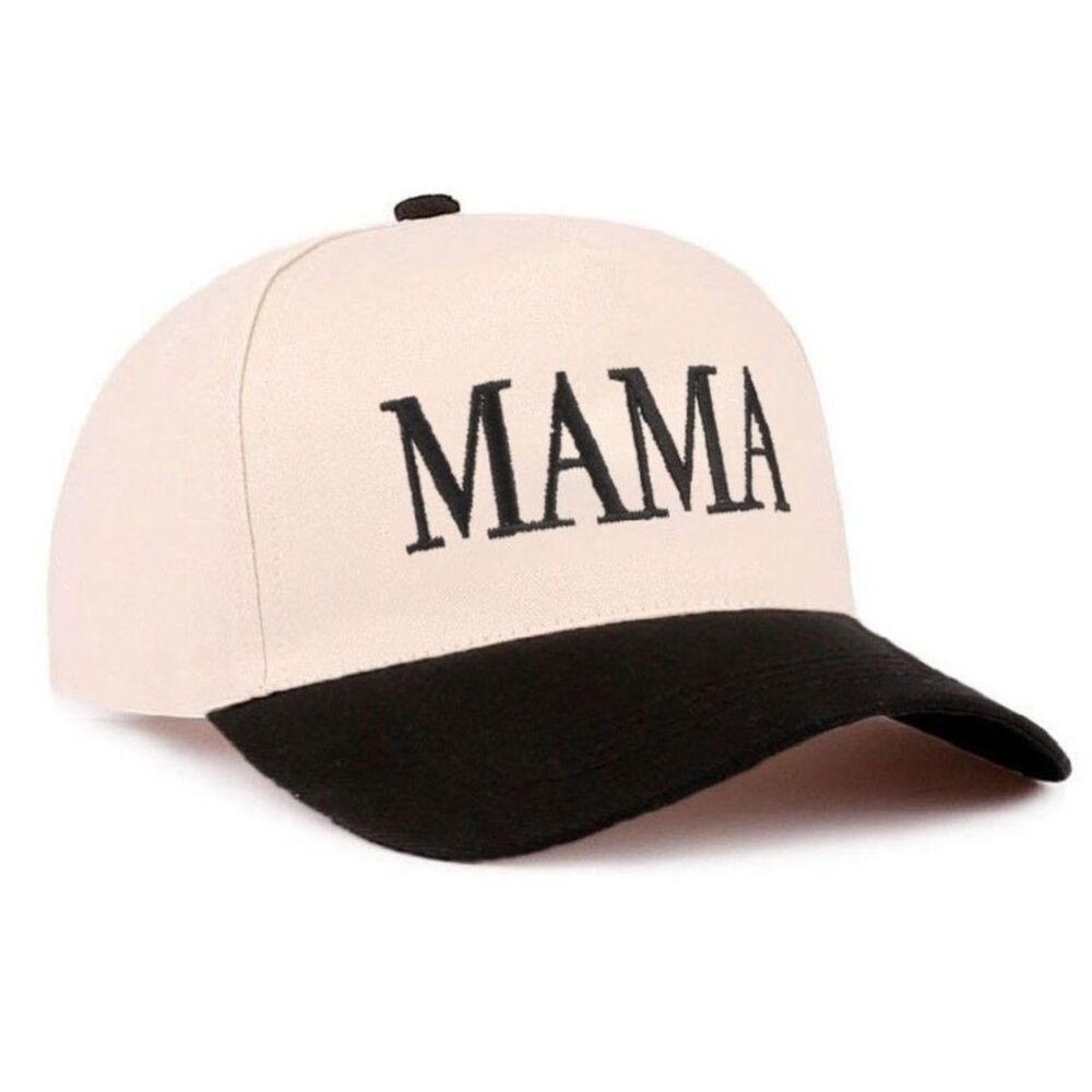 Mama Two-Tone Cotton Cap Cougar Ash Mocha O/S NEW